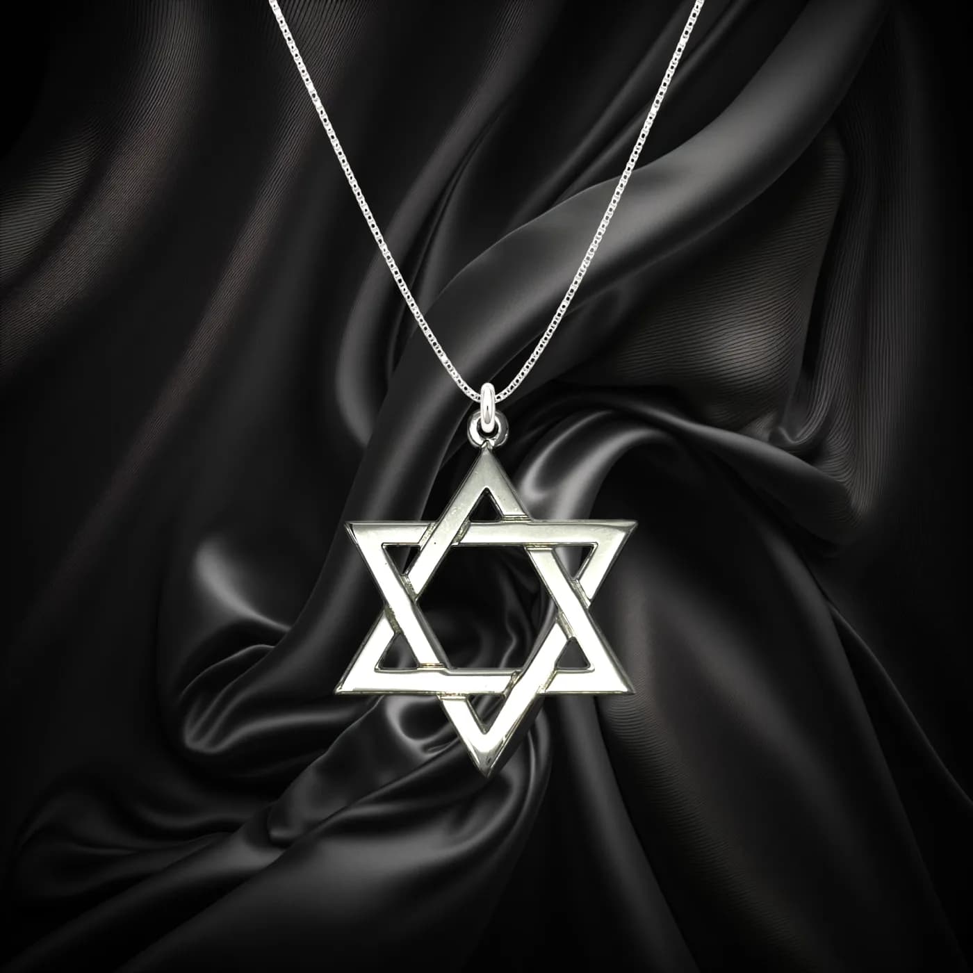תליון מגן דוד מלא